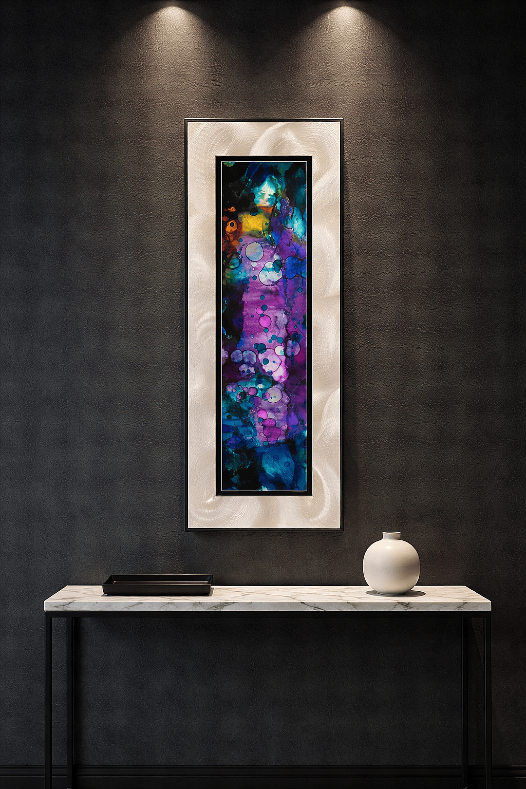 Nebula Essence - Metal Wall Art 12"x32"