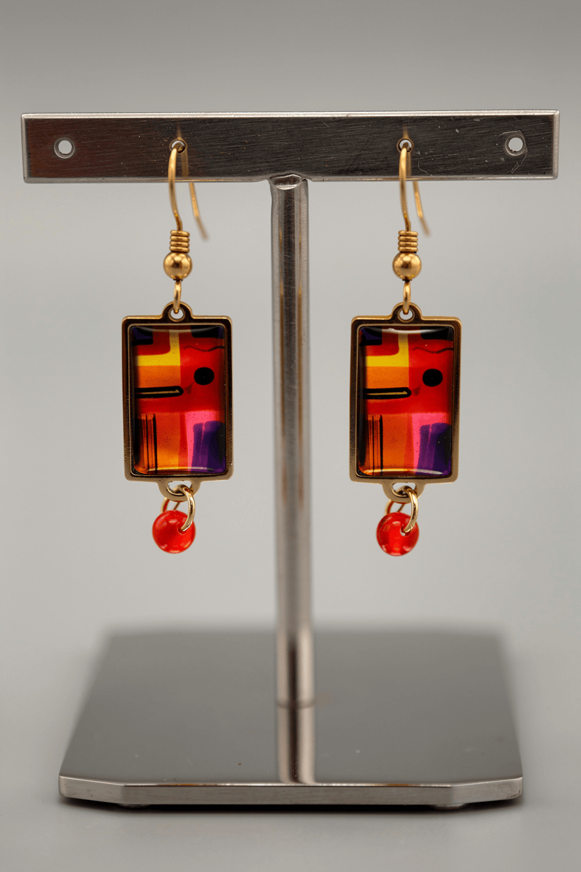 Sunset Gallery Earrings 1.5"