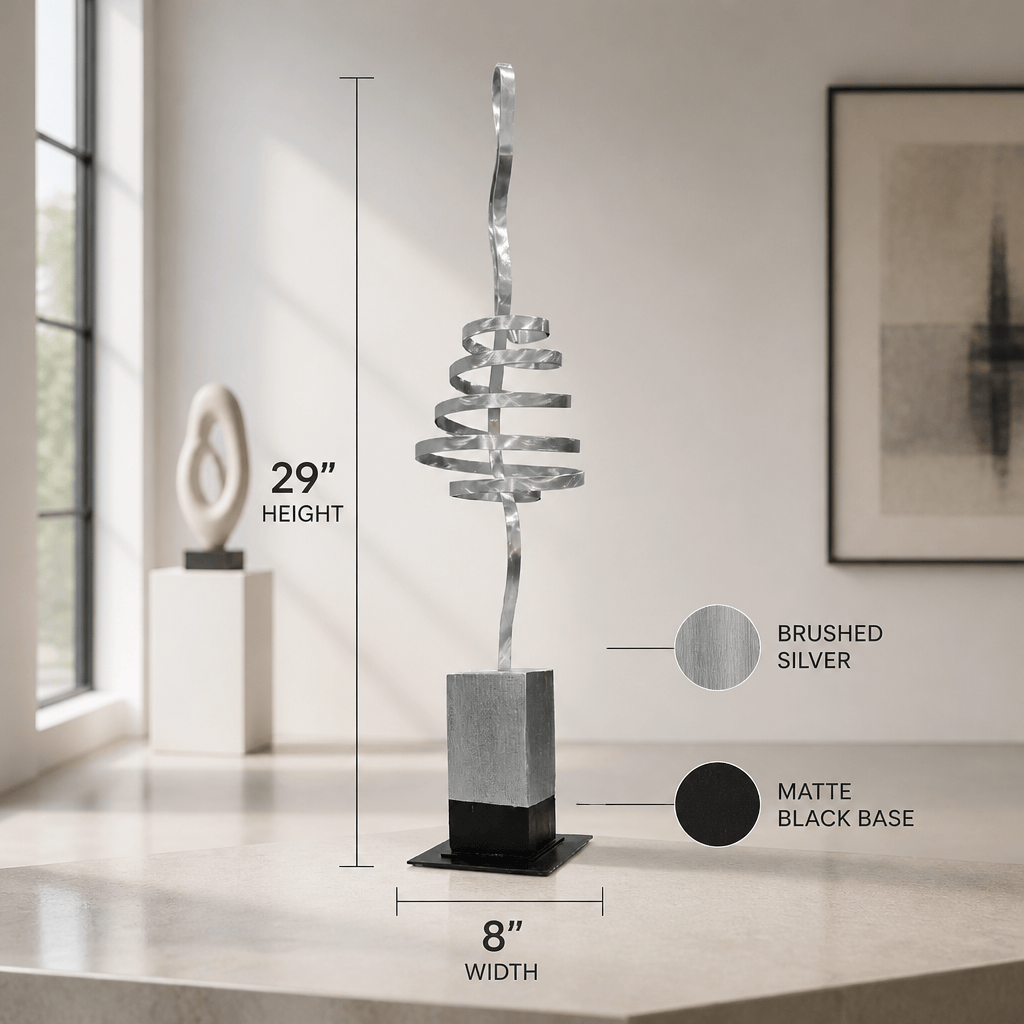 The Meridian - Metal Sculpture 29"x8"