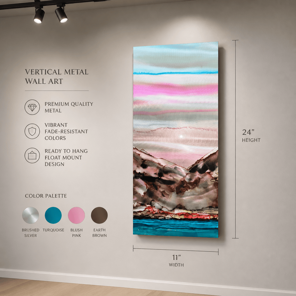 Between Worlds - Metal Wall Art 11"x24"