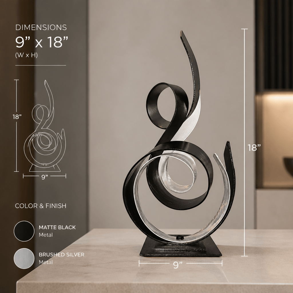 The Resonance - Metal Sculpture 9"x18"