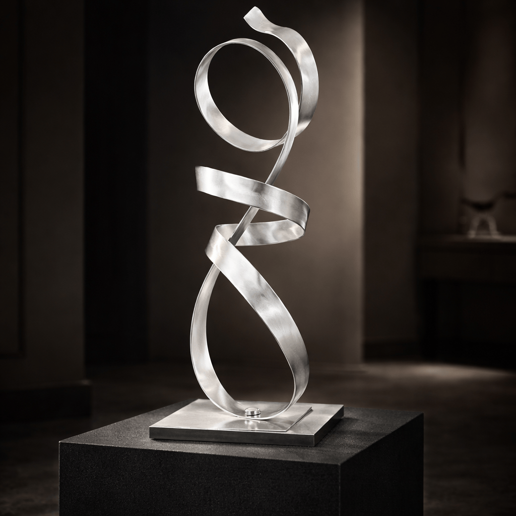 Eternal Flow - Metal Sculpture 18"x8"
