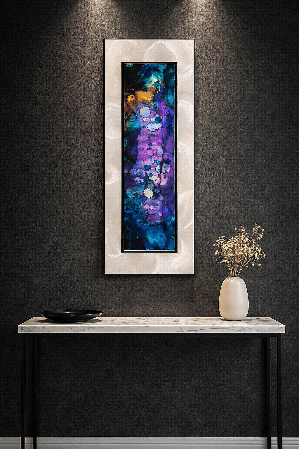 Nebula Essence - Metal Wall Art 12"x32"