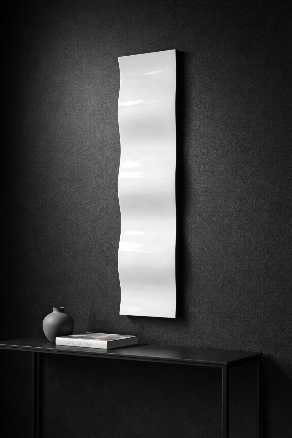 Gentle Flow - Metal Wave Art 10"x46"