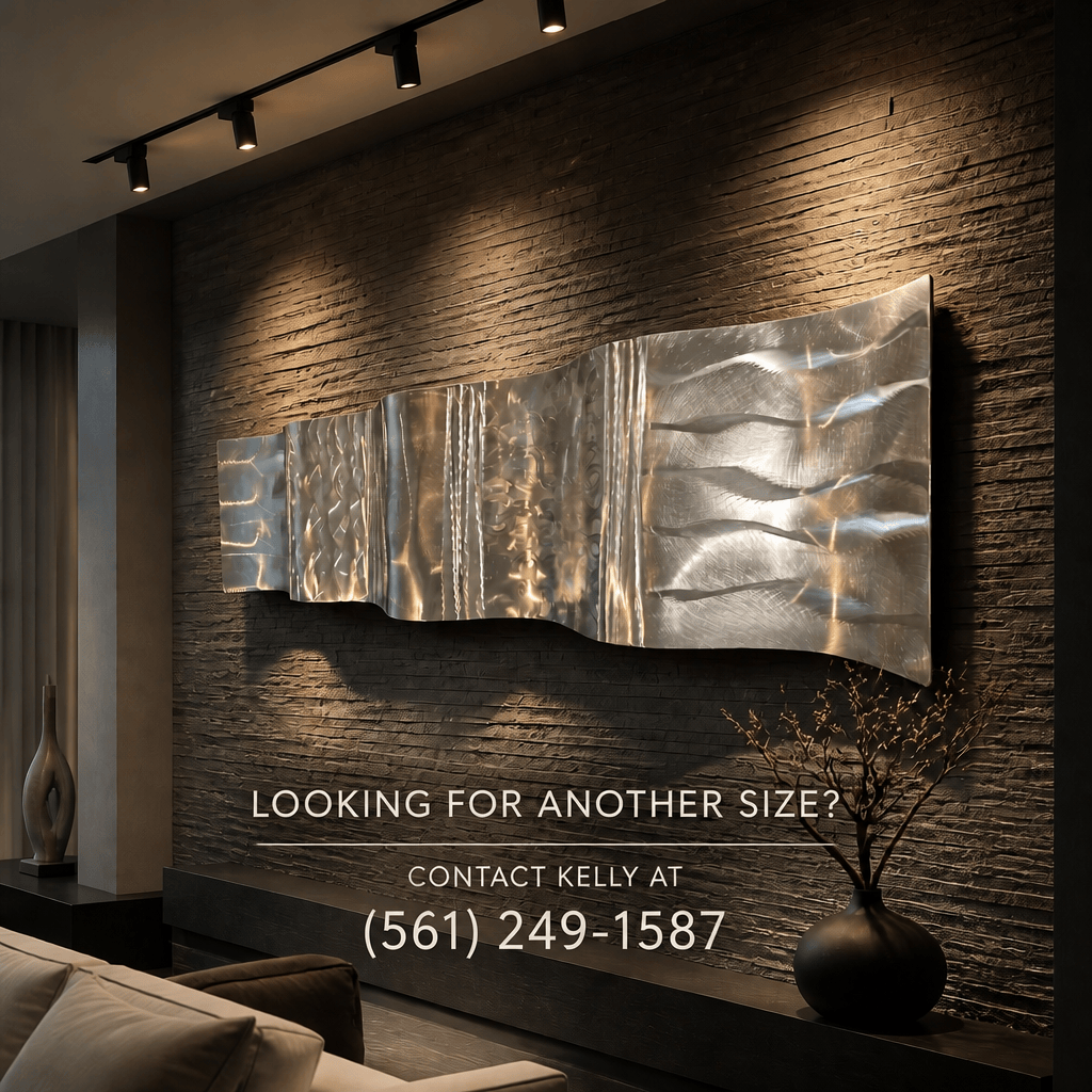 Tidal Passage - Metal Wall Art 46"x10"
