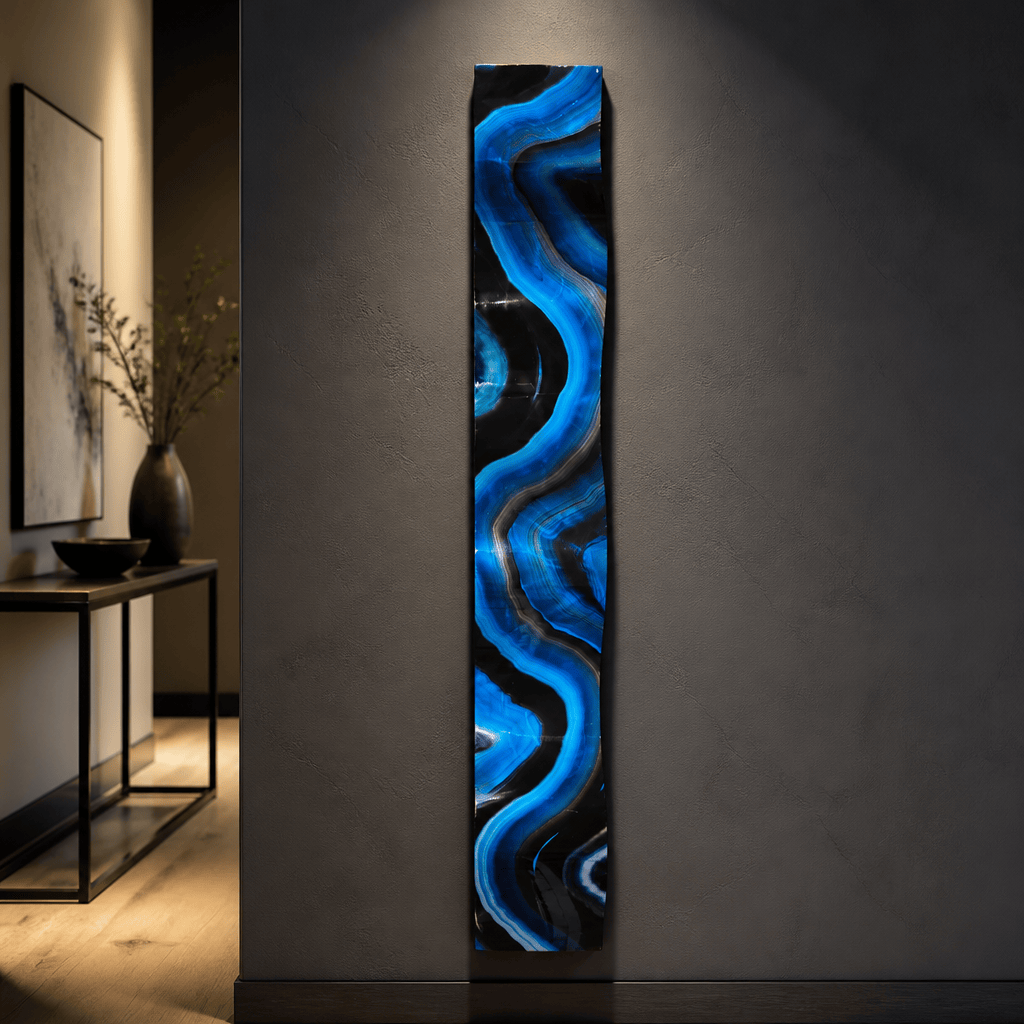 Fathom - Metal Wave Wall Art 6"x46"