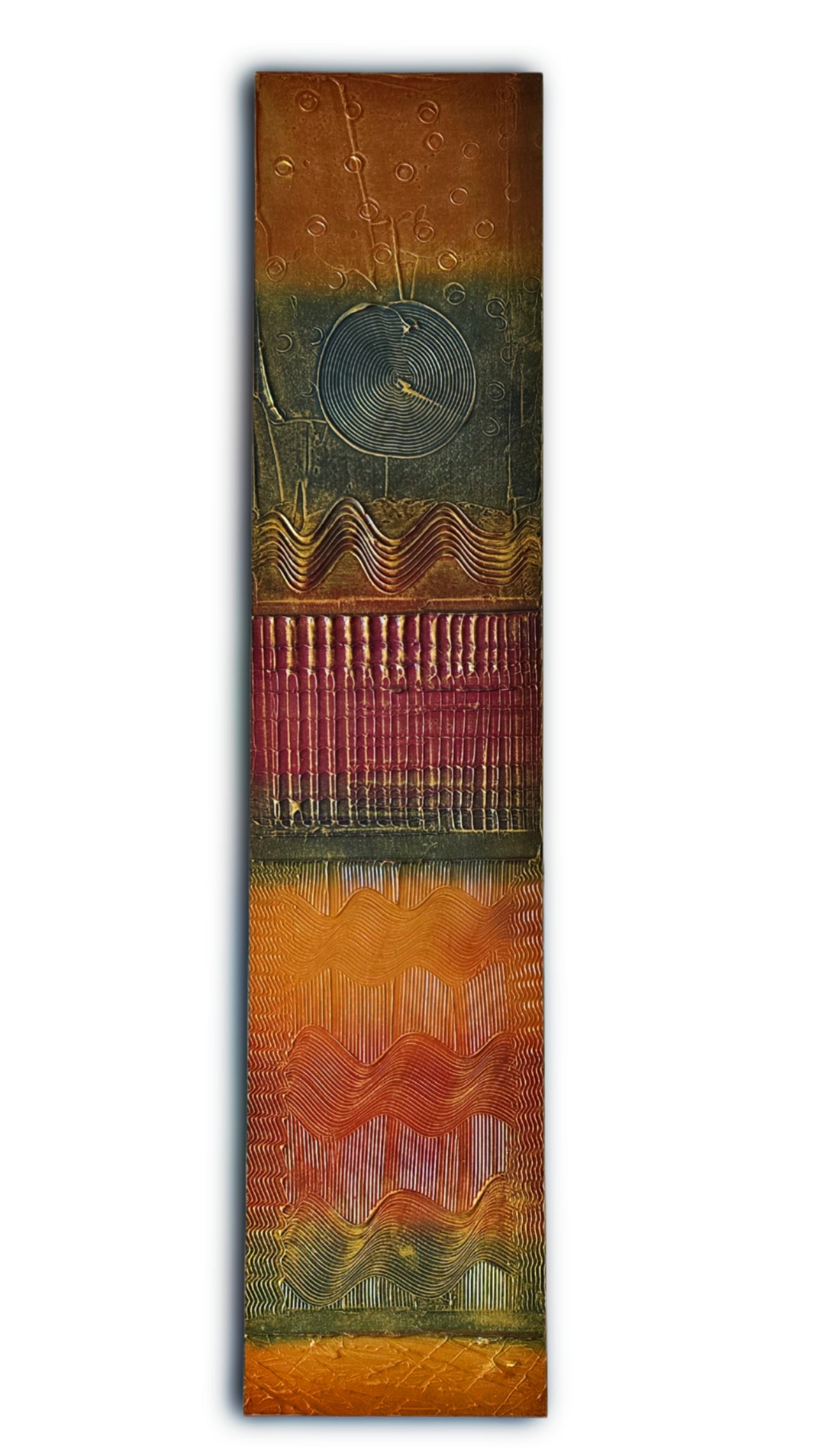 Autumn Tapestry - Hand-Painted Wall Art 12"x48"