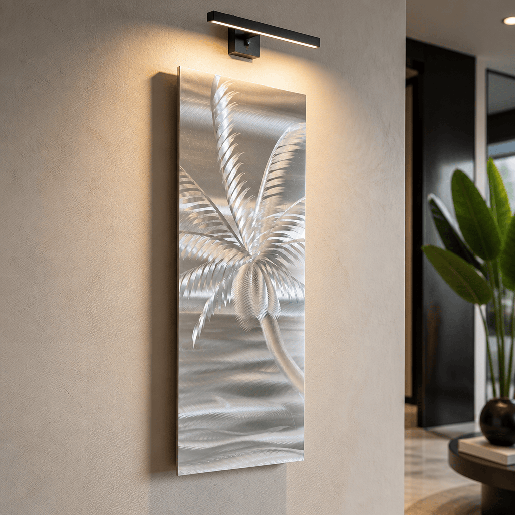 Tropic Phantom - Metal Wall Art 9"x24"
