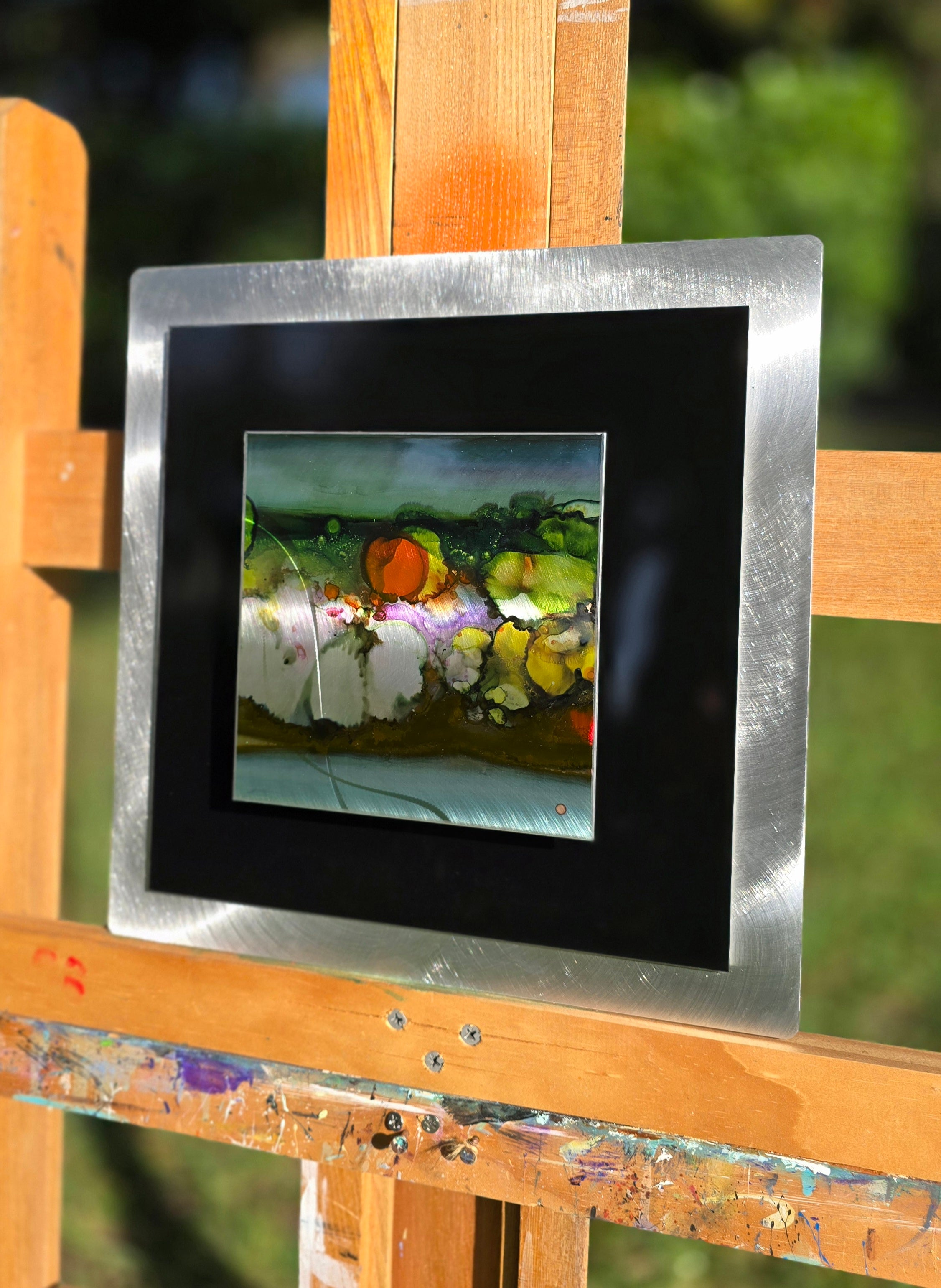 Garden Whispers - Metal Wall Art 12"x12"