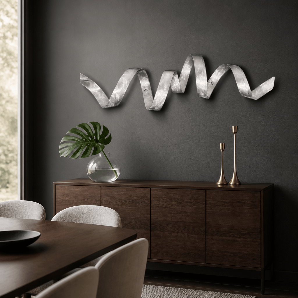 (The Helix) - Metal Wall Art 44"x10"