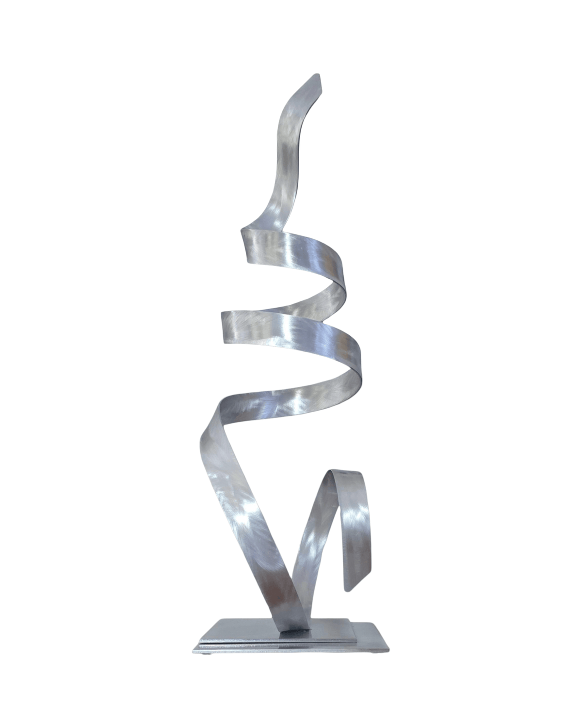 Moonrise Ribbon - Freestanding Metal Sculpture 18"x10"