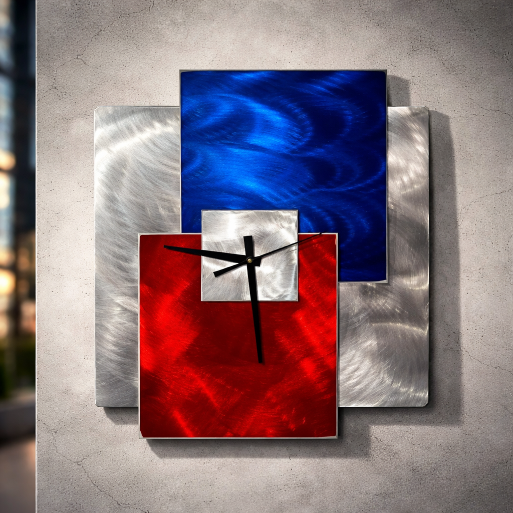 Liberty Spirit - Metal Wall Clock 10"x12"