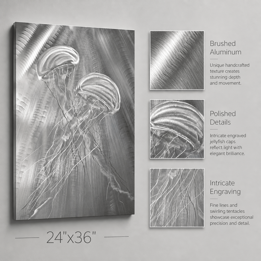 Drift of the Deep - Metal Wall Art 24"x36"