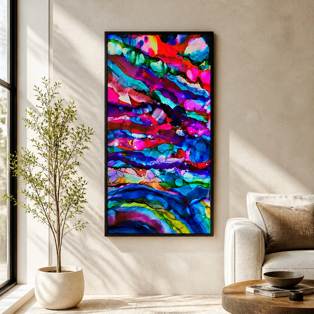 The Torrent - Metal Wall Art 16"x36"