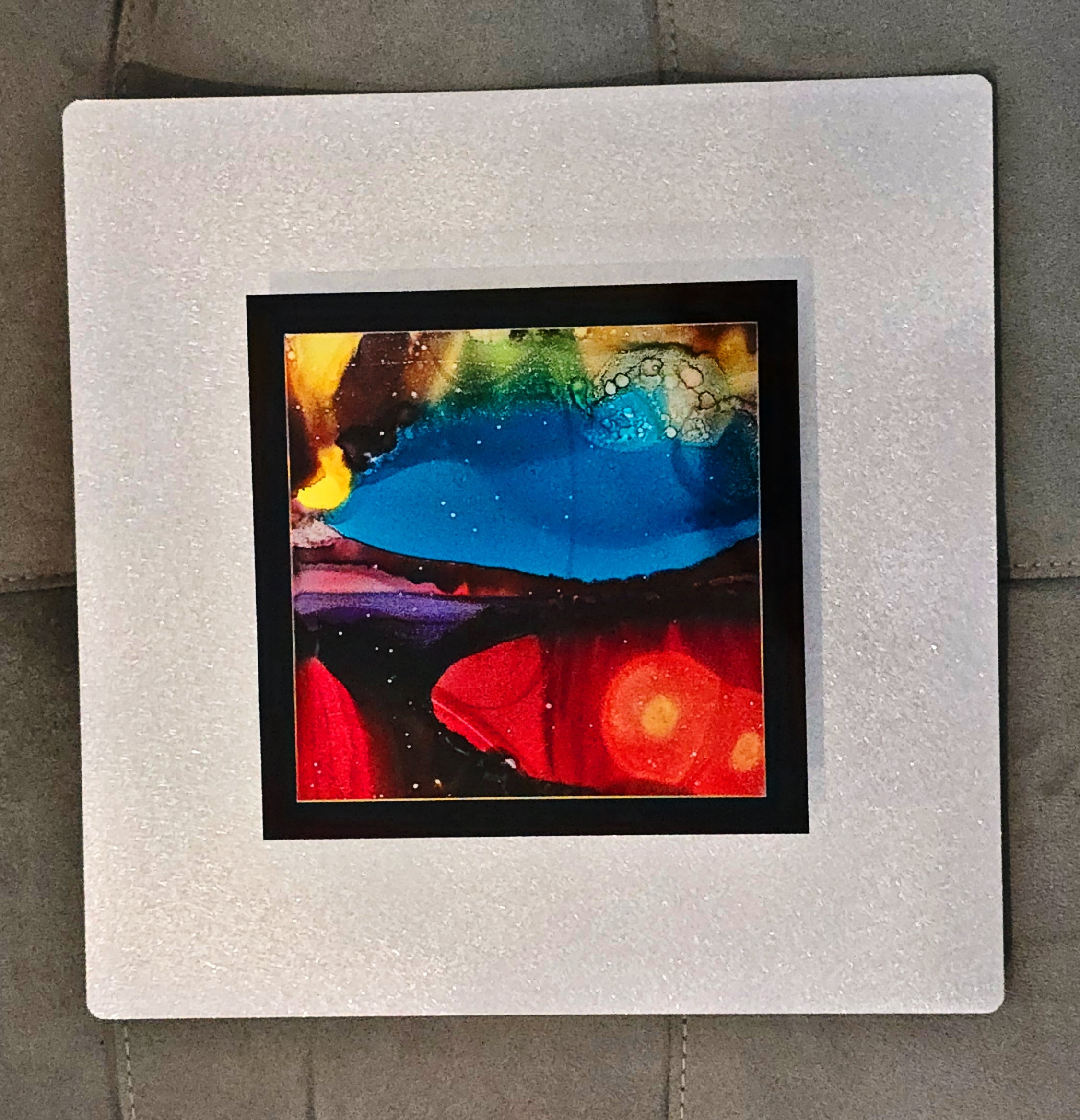 Celestial Dance - Metal Wall Art 12"x12"