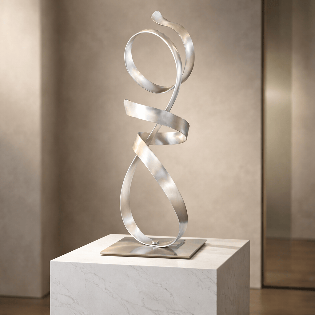 Eternal Flow - Metal Sculpture 18"x8"