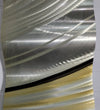 Only 1! Gold & Black Abstract Metal Wall Art by Jon Allen 23" x 10" - W19