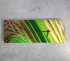 Only 1! Electric Green Metal Clock by Jon Allen 9" x 24" - C31