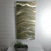 Only 1! Layered Gold Abstract Metal Wall Art by Jon Allen 12" x 24" - P416