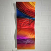 Only 1! Colorful Abstract Metal Wave Wall Art by Jon Allen 9" x 23.5" - W112
