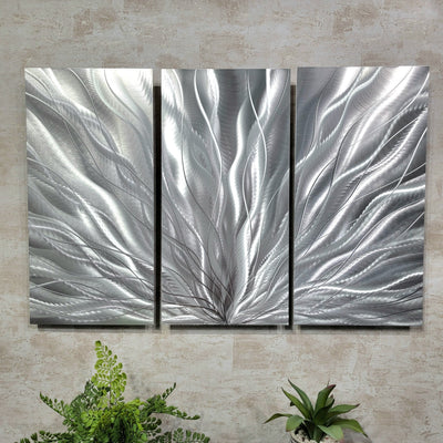 Silver Plumage Triptych