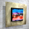 Only 1! Multicolor Abstract Metal Wall Art 12" x 12" by Jon Allen - BM70