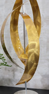 NEW! Golden Maritime with Chrome Base 25"x 9" x 9"