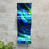 One of a Kind! Multicolored "Lazy Daze" Abstract Metal Wall Art Wave Sculpture - Home Decor Wave 8" x 22"- Gem W5