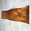One of a Kind! Copper Wave Abstract Metal Wall Art Wave Sculpture - Home Decor Wave 6" x 22"- Gem W11