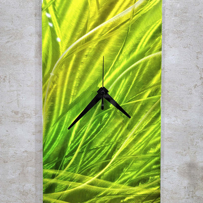 Unique Variations of Greens Metal Wall Art Clock - CZ9