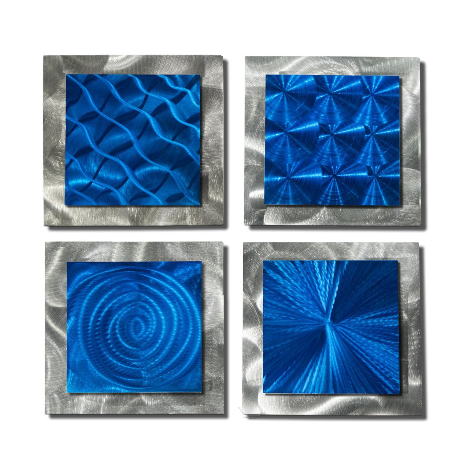 4 Squares Blue