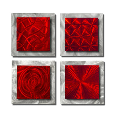 4 Squares Red