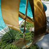 Statements2000 Gold Maritime Massive Metal Art Sculpture - Indoor & Outdoor Art, Garden Sculpture by Jon Allen