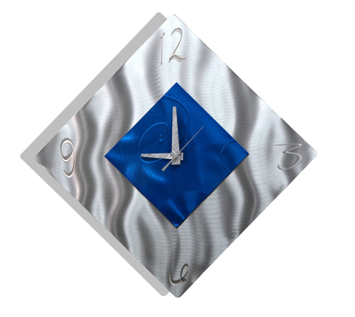 Modern Metal Wall Clocks Abstract Art Home Decor By Jon Allen ...