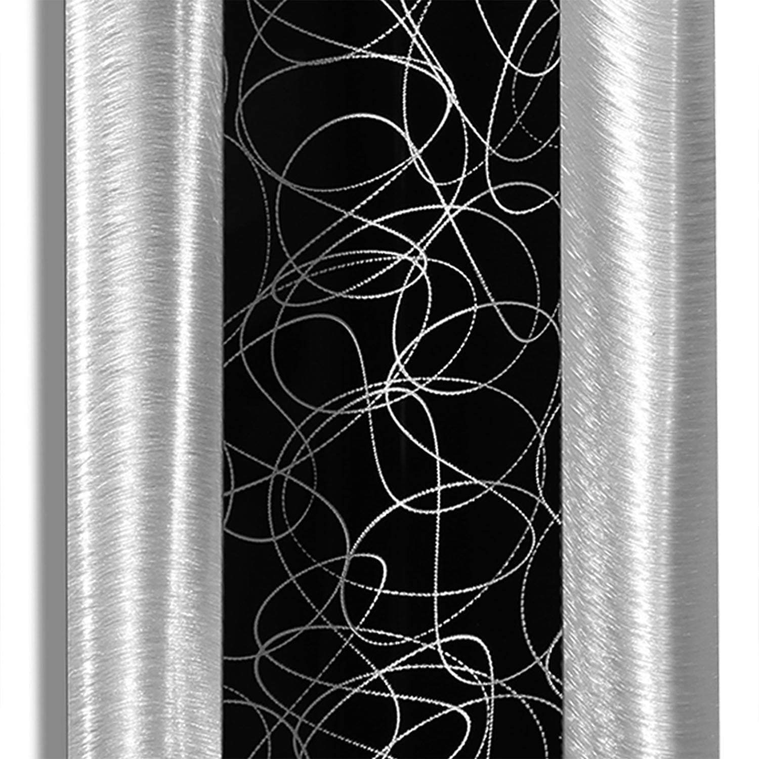  Statements2000 Contemporary Black & Silver Abstract Metal Wall  Art Accent Modern Home Decor, Set of Three - Trifecta by Jon Allen : Home &  Kitchen