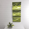 Only 1! Green Abstract Metal Wall Art Accent by Jon Allen 10" x 23.5" - W40